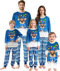 Awoscut Christmas Family Matching Pajamas Christmas Pjs Holiday Nightwear Sleepwear Sets Long Sleeve Pjs