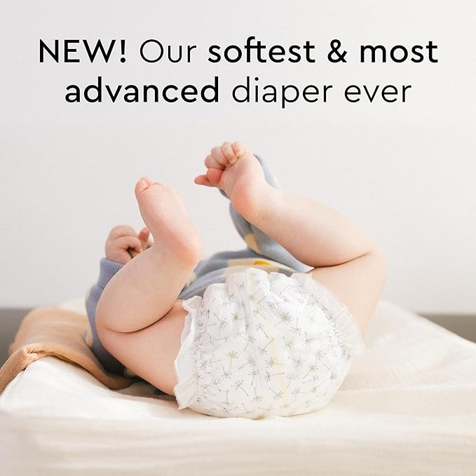 LILLYDOO Baby Diapers - Size 4 (20-31 lbs), Monthly Supply (150 Count), Leak Protection, Skin-Friendly, Ultrasoft, Perfume- & Chlorine-Free, Hypoallergenic, Dermatologist Tested, Oeko-TEX®