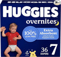 Huggies Overnites Size 7 Overnight Diapers (41+ lbs), 36 Ct, Packaging May Vary