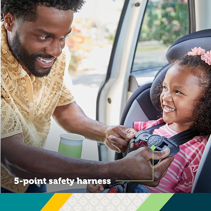 Safety 1st Grand 2-in-1 Booster Car Seat, Sunrise Coral