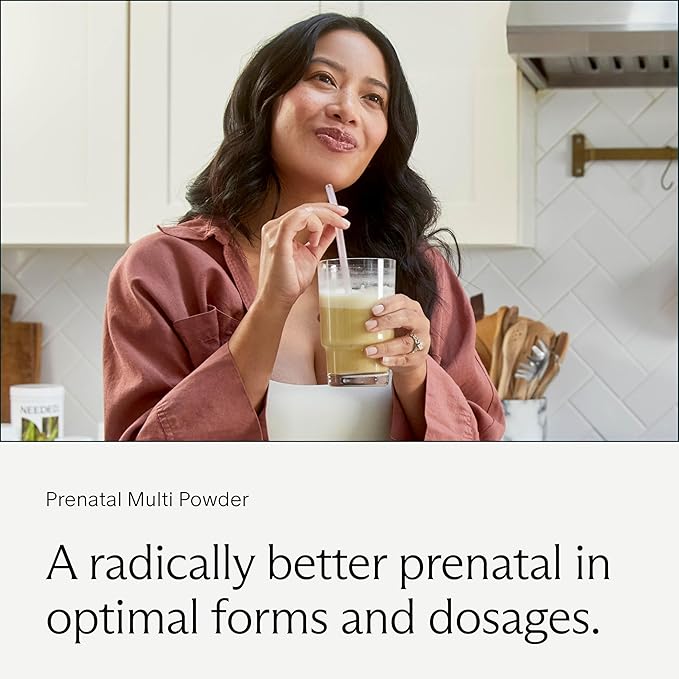 Needed. Vanilla Prenatal Multivitamin Powder & Vegan Omega-3 DHA+EPA Bundle | Comprehensive Nutrition for Pregnancy & Postpartum