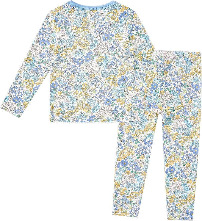 pureborn Baby Toddler Kids Viscose from Bamboo Pajamas Set Pjs 2pcs 18M-8Y