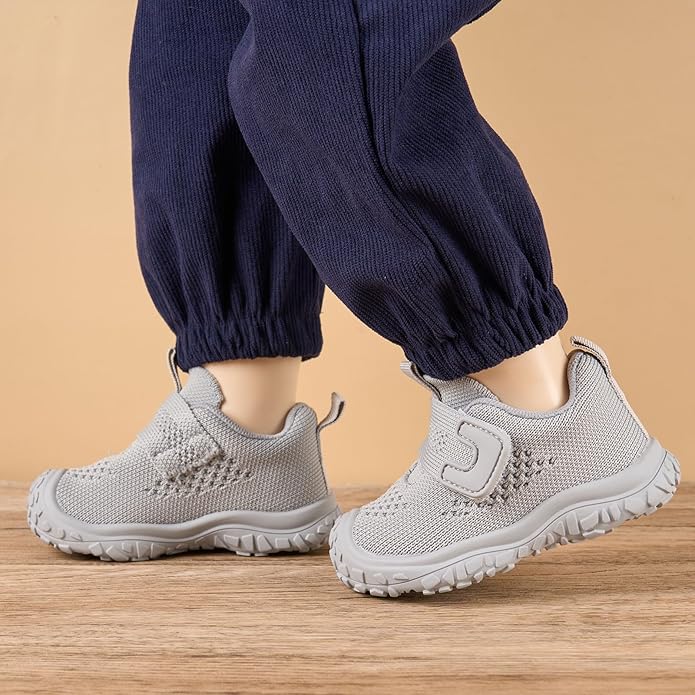 Newsonet Baby Shoes Boys Girls First Walking Breathable Non Slip Walker Sneakers Soft Sole 6 9 12 18 20 24 Months