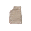 Little Unicorn Ultra-Absorbent Premium Burp Cloth | Soft on Baby's Skin | Larger Size | Ergonomic Design (Taupe Cross)