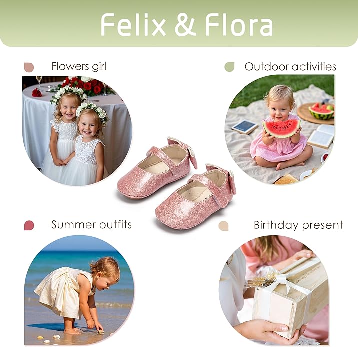 Soft Sole Baby Shoes - Infant Baby Walking Shoes Moccasins Rubber Sole Crib Shoes