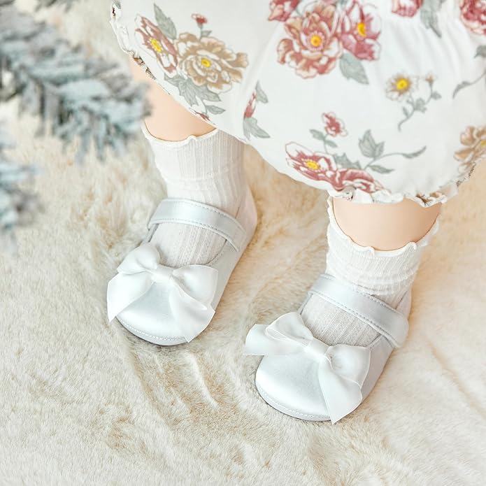 Soft Sole Baby Shoes - Infant Baby Walking Shoes Moccasins Rubber Sole Crib Shoes