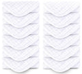 Muslin Burp Cloths 100% Cotton Large 20''x10'' Extra Soft and Absorbent Baby Wash Cloths Spit Up Rags - Baby Burping Cloth for Boys Girls Items(12 Pack White)