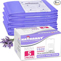 Diaper Pail Refill Bags Compatible With Dekor Mini Diaper Pail, Extra 30% Length, Lavender Scent, 5 Pack
