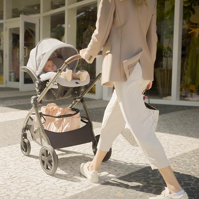 Maxi-Cosi Zelia™ Luxe 5-in-1 Modular - Baby Travel System Car Seat and Stroller, Infant Car Seat and Stroller Combo, Baby Car Seat and Stroller Combo in New Hope Navy