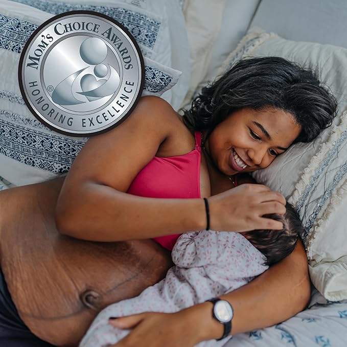 Bamboobies Maternity Nursing Bra for Breastfeeding - Underwire-Free Essential for Nursing