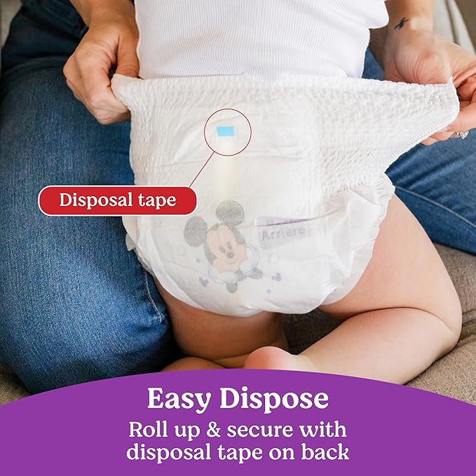 Huggies Size 4 Baby Diapers, Little Movers HuggFit 360° Baby Diapers with 360° Waistband, Size 4 (22-37 lbs), 21 Count, Packaging May Vary