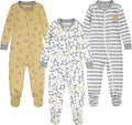 HUGGIES unisex-baby 3-pack Footed Coverall Pajamas