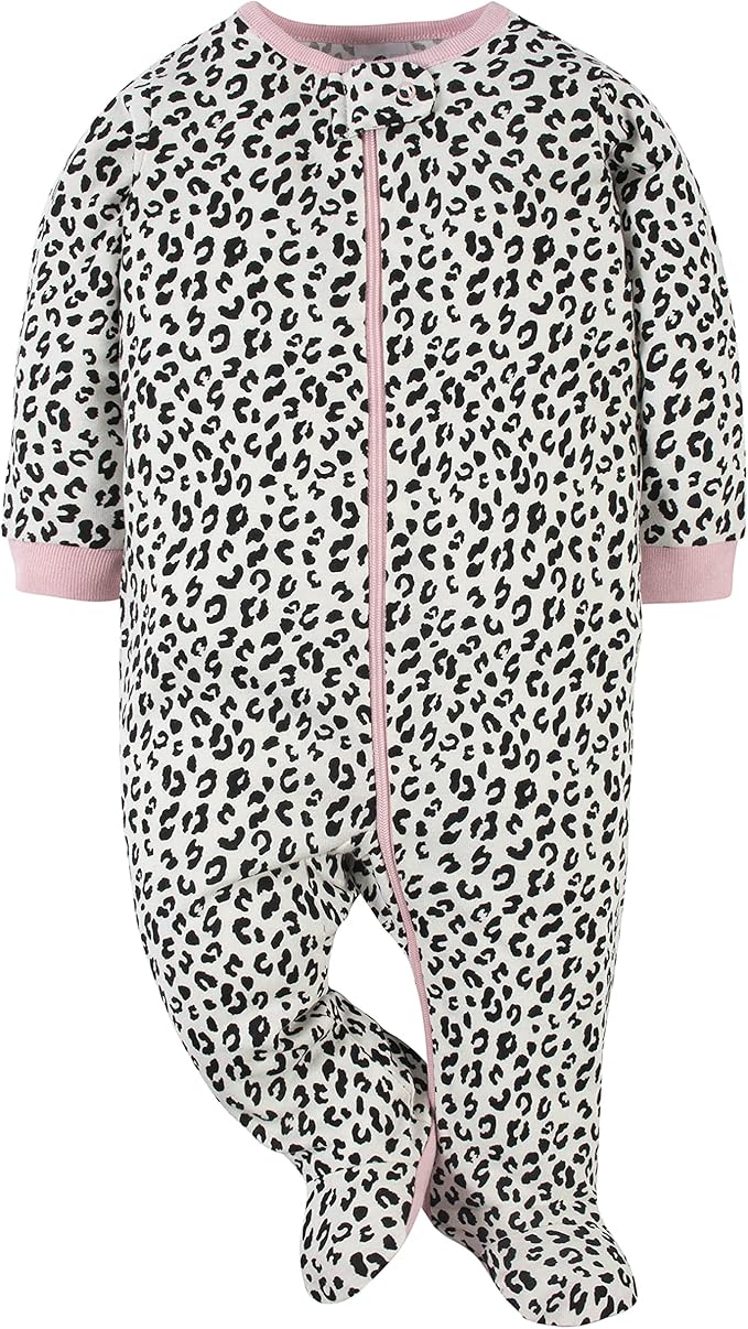 Gerber Baby Girls 4 Pack Sleep 'N Play Footie