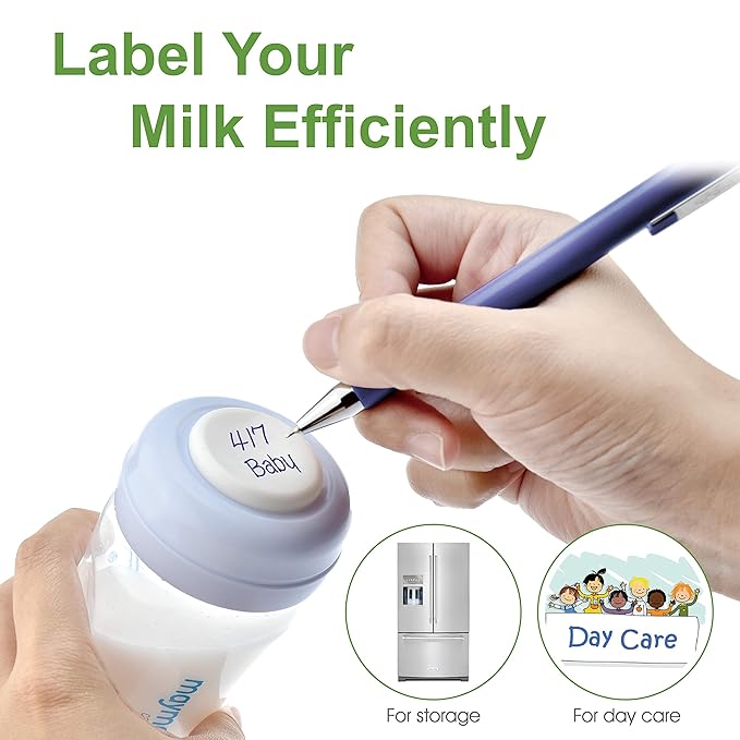 Maymom Wide Neck Breastmilk Collection and Storage Bottle 9oz; Remarkable SureSeal Disc. Compatible with Spectra S2, Spectra S1 Spectra 9+ and Avent Breast Pumps