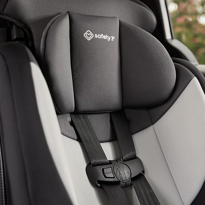 Safety 1st Grand 2-in-1 Booster Car Seat, Converts from High Back to Belt-Positioning Booster, High Back Seat for Kids 40-65, and Belt-Positioning 40-100 Pounds, Old Soul