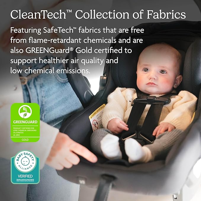 UPPAbaby Mesa V3 Infant Car Seat - Easy Installation + SmartSecure Technology - Attaches to Stroller | Base + Infant Insert Included - Greyson (Charcoal Mélange)