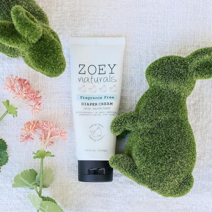 Baby Diaper Cream - Pediatrician & Dermatologist Approved - Zinc Oxide & Kaolin Clay Rash Protectant for Soothing Relief & Healing - Fragrance Free 3.4 oz