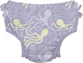 green sprouts Baby Toddler Eco Ruffle Snap Swim Diaper - Lavender Octopus - 3T