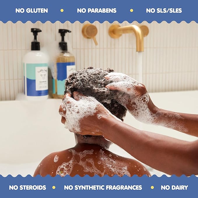 TUBBY TODD Hair Duo - Baby Shampoo and Conditioner Set - Gentle & Moisturizing Hair Care - Hypoallergenic, Non-Irritating - For Newborns, Toddlers & Kids - 25 Fl Oz & 24.3 Fl Oz - Lavender Rosemary