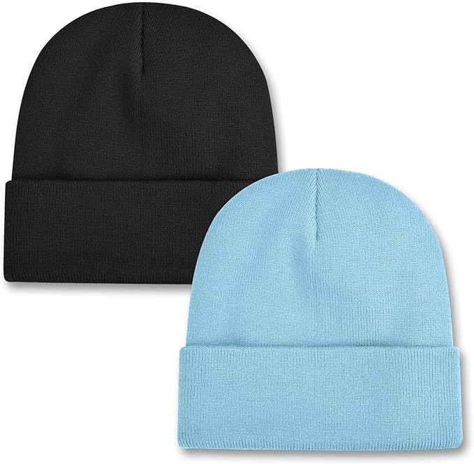 ZOORON Toddler Beanie Baby Beanies for Boys Girls Kids Winter Hats Children Knit Warm Caps 0-12years
