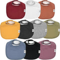 DiaperSquad's Baby Bibs for Drooling and Teething, Bibs for Boys, Baby Girl - Solid Cotton Baby Drool Bibs
