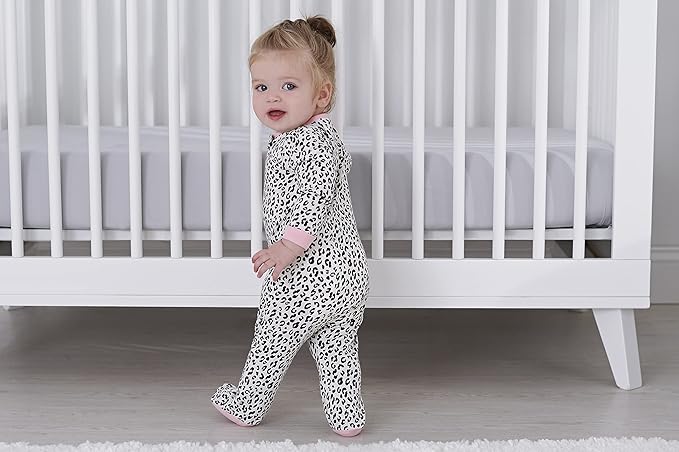 Gerber Baby Girls 4 Pack Sleep 'N Play Footie