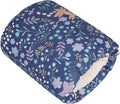 Nursing Arm Pillows for Breastfeeding,Baby Feeding Arm Pillow Portable and Washable for Travel, Soft Cotton Ergonomic Bottle Nursing Essentials（Blue Fox）