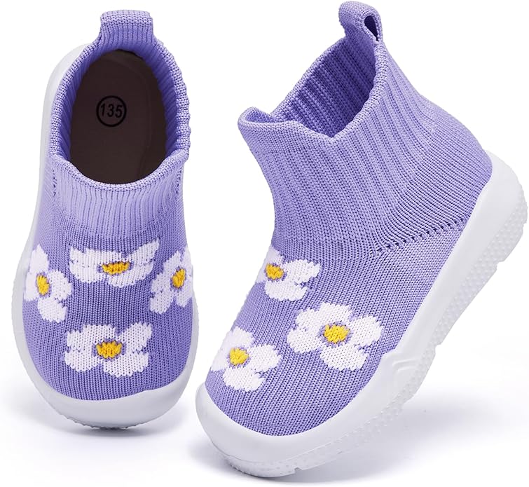 MORENDL Toddler Sock Shoes Baby Walking Shoes Infant Slippers Boys & Girls Non-Slip Sneakers