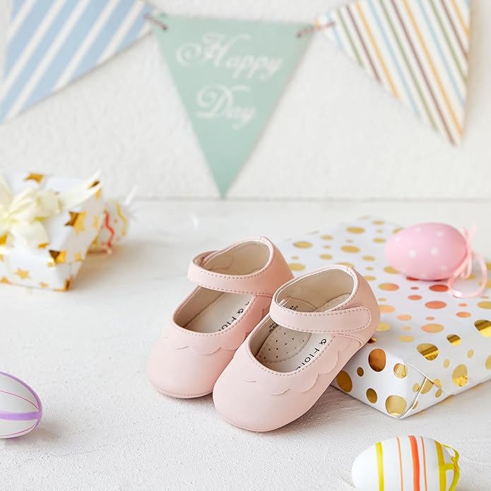 Soft Sole Baby Shoes - Infant Baby Walking Shoes Moccasins Rubber Sole Crib Shoes
