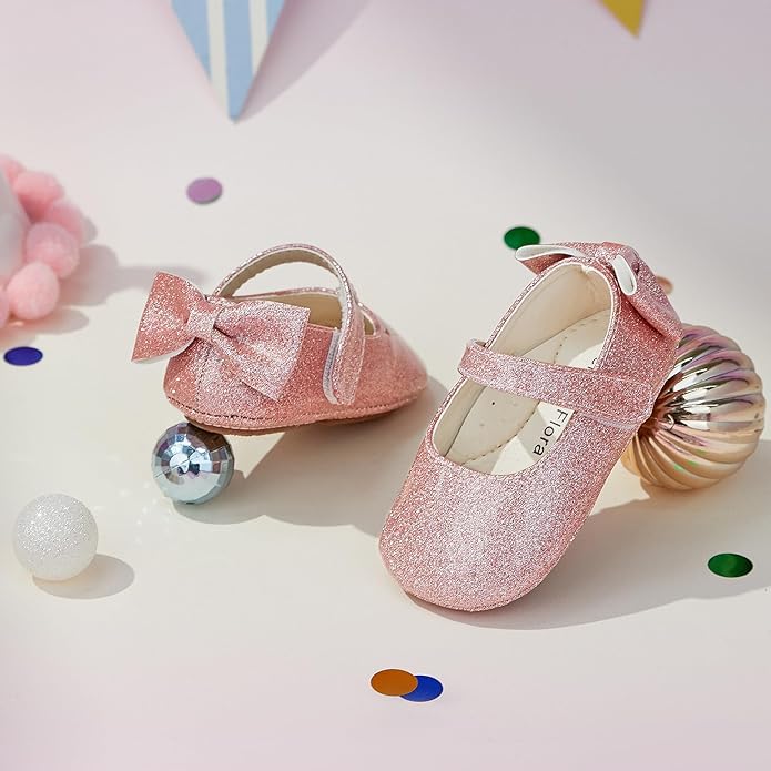 Soft Sole Baby Shoes - Infant Baby Walking Shoes Moccasins Rubber Sole Crib Shoes