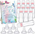 TrelaCo Mermaid Cool Baby Shower Games Bottle Chug Sign Wooden Mermaid Theme Gift Sets Gender Reveal Party Favors and 12 Pcs Baby Bottle Shower Favor for Games Gender Reveal