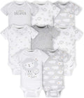 Gerber unisex-baby 8-pack Short Sleeve Onesies Bodysuits