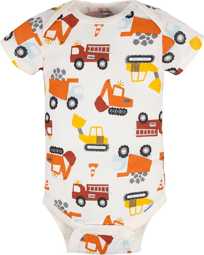 Gerber baby-boys 8-pack Short Sleeve Onesies Bodysuits
