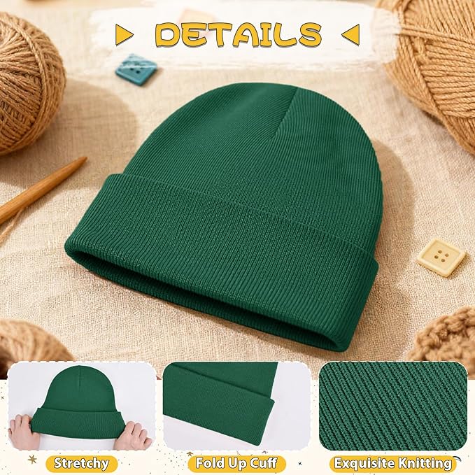 ZOORON Toddler Beanie Baby Kids Beanies Warm Winter Hat Knit Skull Cap for Boys & Girls Soft Children Infant Hat