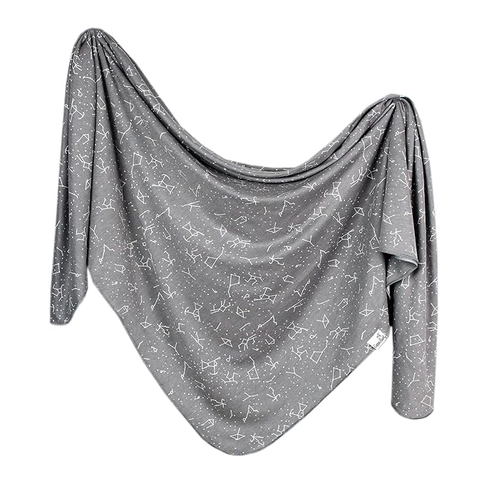 Copper Pearl Baby Swaddle Blanket - Premium Knit Baby Blanket, Large Soft Stretchy Receiving Blankets for Baby Boy and Girl, Swaddles for Newborn, Infant, and Toddler (Astro)