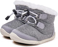 BMCiTYBM Toddler Baby Snow Boots Winter Shoes Boys Girls Cold Weather Baby Faux Fur Shoes