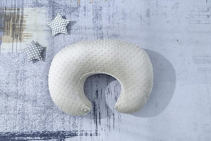 Nursing Pillow with Nursing Pillow Cover Set for Breastfeeding Moms, Ultra-Soft Nursing Pillows for Infant Newborn Baby Boy Girl (Tidal Foam)