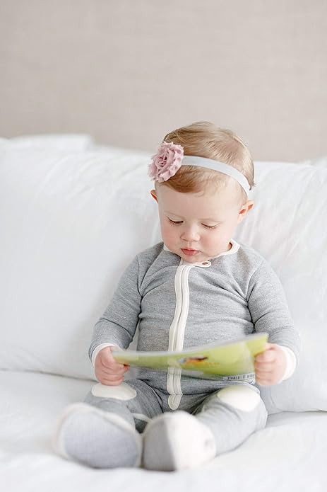Warm Baby Booties Cozy Baby Slippers Stay on with Non Slid Sole with grippers for Newborns and Infants