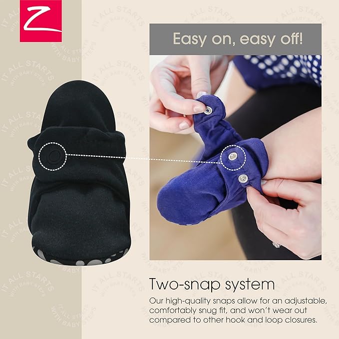 Zutano Organic Baby Booties Newborn Infant, Lost Baby Socks Solution, Unisex, Girl, Boy, 0-3, 3-6, 6-12, 12-18, 18-24 Months
