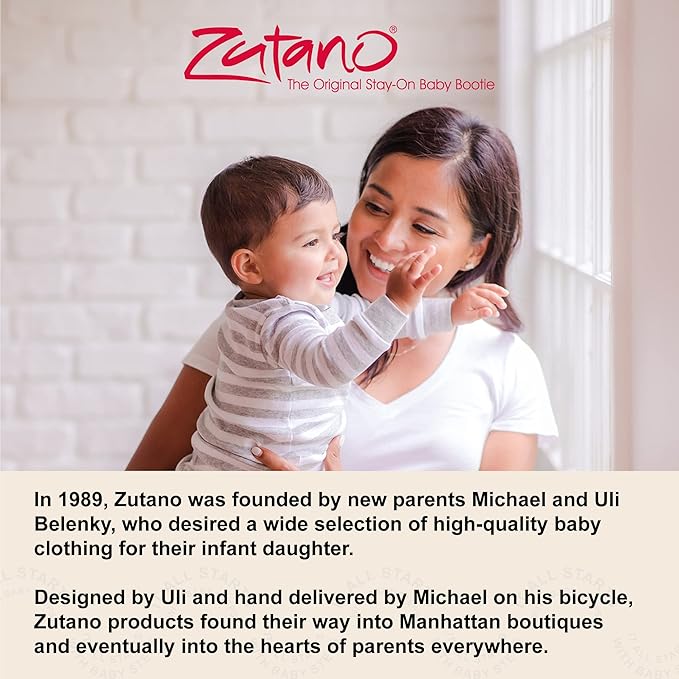 Zutano Organic Baby Booties Newborn Infant, Lost Baby Socks Solution, Unisex, Girl, Boy, 0-3, 3-6, 6-12, 12-18, 18-24 Months