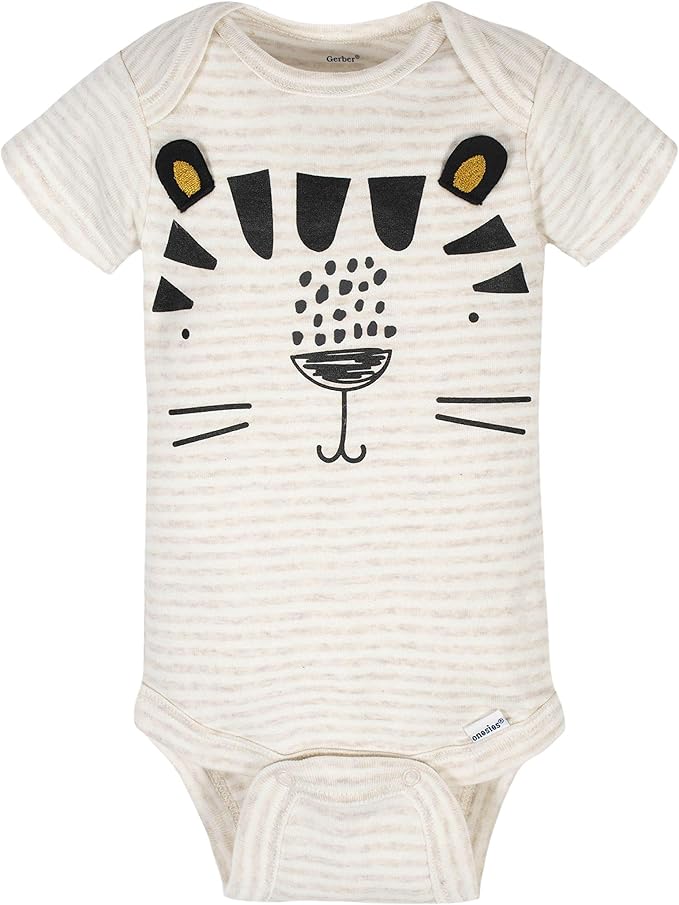 Gerber unisex-baby 8-pack Short Sleeve Onesies Bodysuits