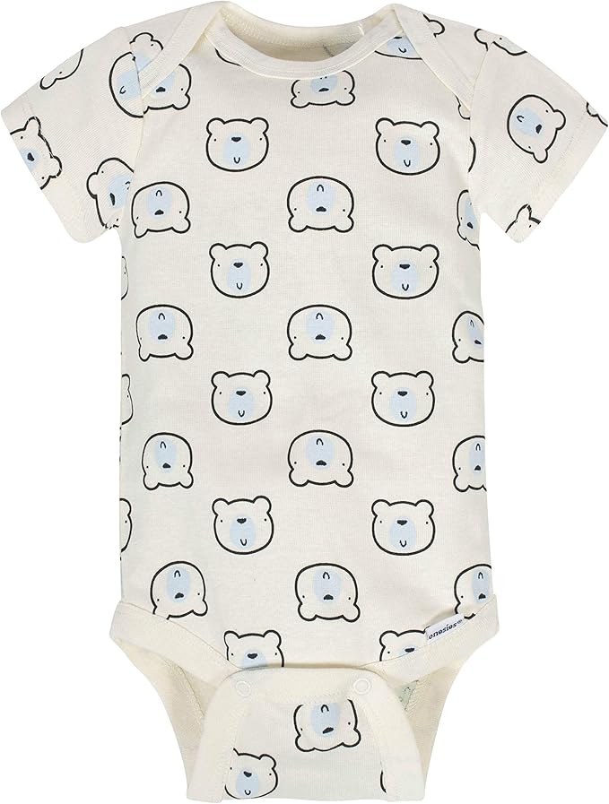 Gerber unisex-baby 8-pack Short Sleeve Onesies Bodysuits