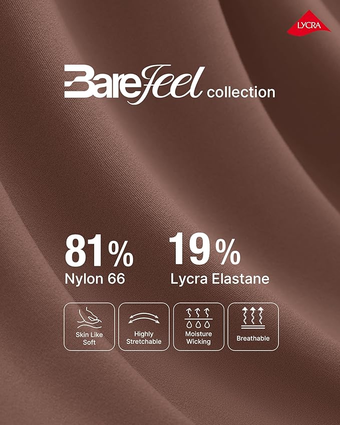 G4Free BareFeel Maternity Flare Leggings with Pockets Over The Belly Stretchy Casual Lounge Pregnancy Dress Pants for Work