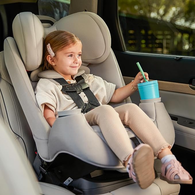 Maxi-COSI Pria All-in-One Convertible Car Seat, Infant to Toddler Car Seat, Easy-Install Harness, Machine-Washable Cover, 5-100 lbs, Sea Scape