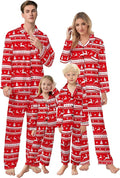 Schbbbta Family Matching Pajamas Holiday Sleepwear Long Sleeve Pjs Sets