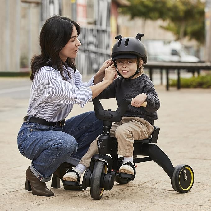 Doona Liki Trike S3, Desert Green - 5-in-1 Compact, Foldable Tricycle - Suitable for Toddlers 10 to 36 Months