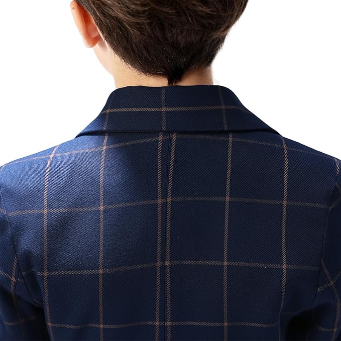Boys Suit for Kids Tuxedo Suits for Wedding Formal Suit Set Toddler Boy Dress Outfit with Shirt and Tie