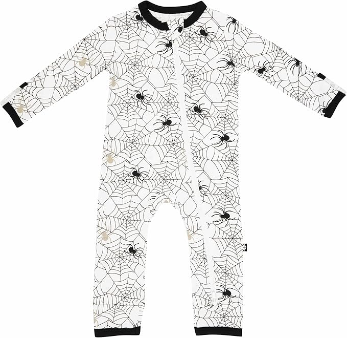 KYTE BABY Unisex Rayon Made From Bamboo Zippered Rompers 0-24 Months