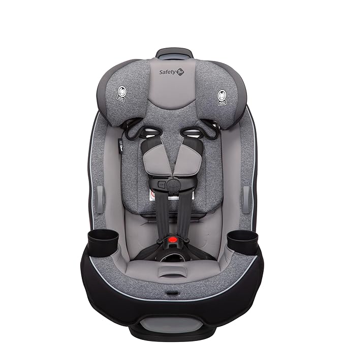 Safety 1st Grow and Go All-in-One Slim Convertible Car Seat, Rear Facing, 5-40 lbs, Forward Facing (30–65 lbs), High Back Booster Seat 40-100 pounds, Shadow