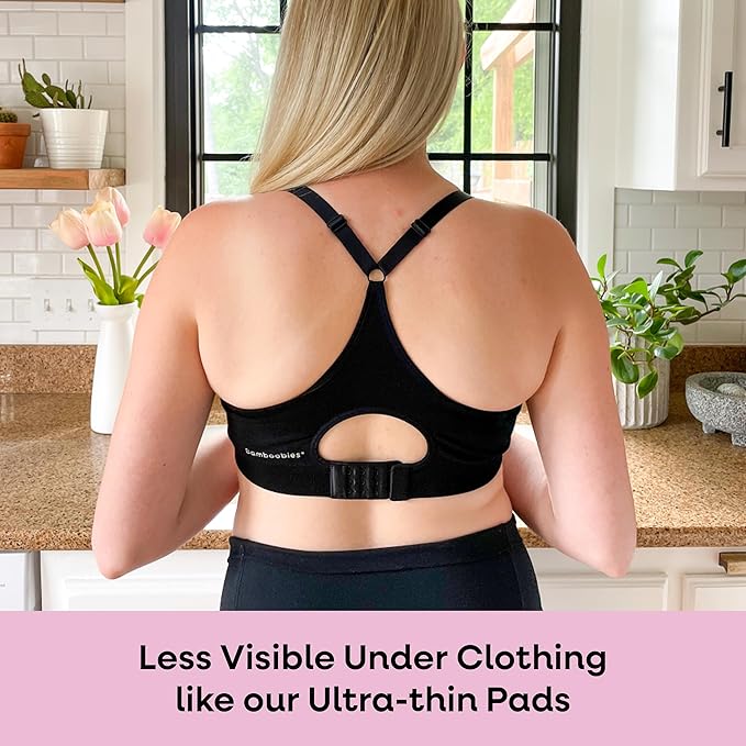 Bamboobies Maternity Nursing Bra for Breastfeeding - Underwire-Free Essential for Nursing